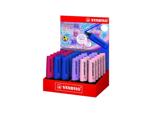 Markeerstift STABILO Boss Wildflower display groot assorti