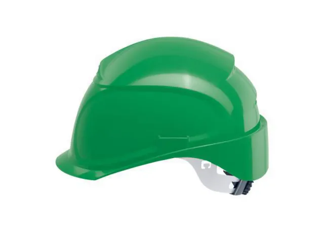 Uvex Airwing B-S-WR veiligheidshelm, HDPE, geventileerd, groen, per st