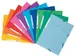 elastomap 3 kleppen A4 karton assorti kleuren, pak van 10 stuks