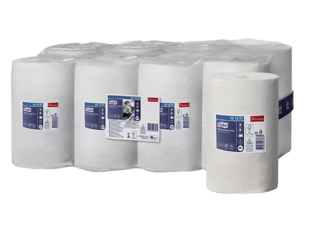 Poetsrol Tork M1 101221 2-laags Centerfeed 21.5x75m 11 Rollen Wit