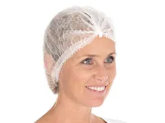 Franz Mensch Hygonorm 12191 Clip cap Haarnetje 60cm XL Wit 1000 stuks