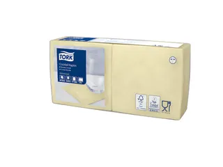 Tork 477835 Cocktailservet Advanced Champagne 24x24cm - 2