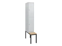 Dubbeldekse dekenkist,HxBxD 1950x300x815mm,1x2vak.,vak B 300mm