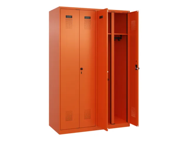 locker voor scheiding van kleding,HxBxD 1850x1200x500mm,4vak