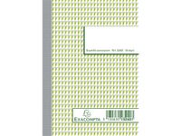 Orderbook geruit 5x5- 14,8x10,5 cm 50 blad doorschrijfpapier dupli