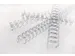 Draadrug GBC 5mm 34-rings A4 zilver 100stuks