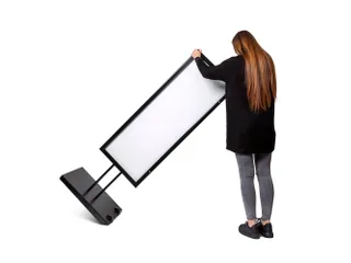 Outdoor Menustandaard Zwart 8xA4 Enkelzijdig - 7