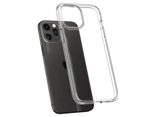 Ultra Hybrid Backcover voor de iPhone 12 (Pro) Transparant