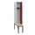 locker met bank,HxBxD 1950x300x815mm,1vak,vak B 300mm,draaigrendel