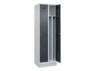 locker voor scheiding van kleding,HxBxD 1950x600x500mm,2vak - 1