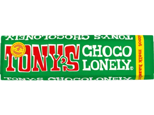 Chocolade Tony's Chocolonely reep 47gr hazelnoot