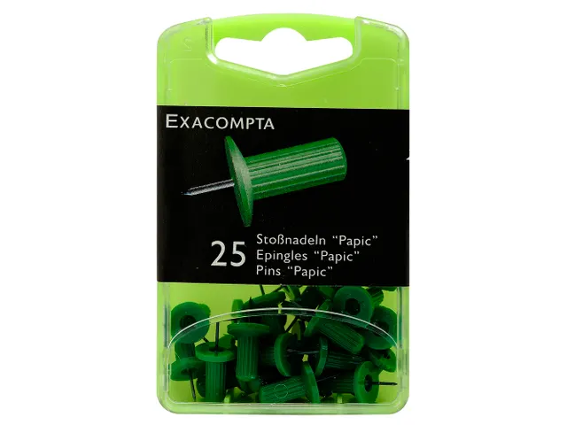 25 prikbordsp.Papic 10mm diam groen