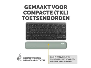 Polssteun Fellowes Breyta compact saliegroen 6x32cm - 3