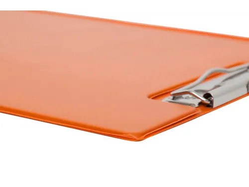 Klembordmap MAUL A4 staand met penlus PVC neon oranje