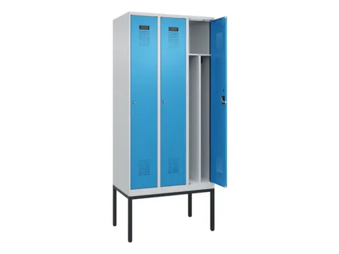 locker voor scheiding van kleding,HxBxD 2120x900x500mm,3vak