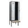 locker met bank,HxBxD 1950x600x815mm,2vak,vak B 300mm,draaigrendel