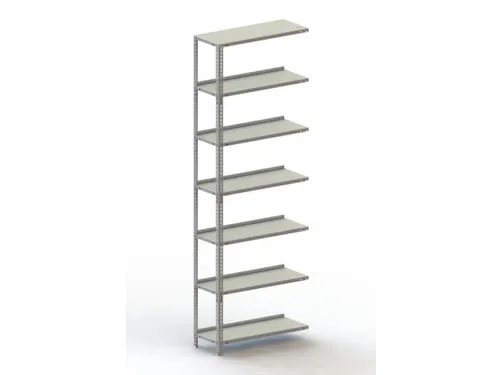magazijnstelling,aanbouwveld,HxBxD 2200x752x304mm,vaklast 80kg
