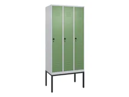 locker voor scheiding van kleding,HxBxD 2120x900x500mm,3vak