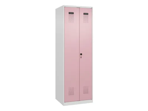 locker voor scheiding van kleding,HxBxD 1850x600x500mm,2vak
