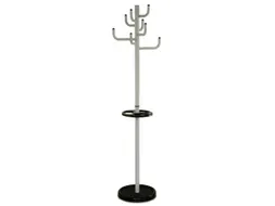 staande kapstok,HxØ 1800x450mm,8jashaken,parapluhouder/druppelvanger