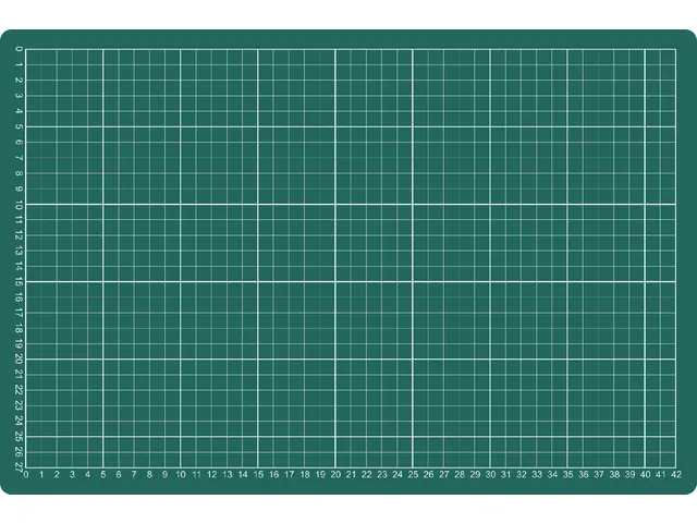 Snijmat A3 450X300mm groen