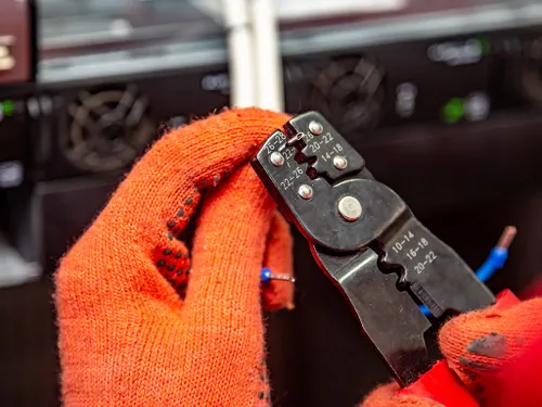 Krimptang Voor Niet-Geïsoleerde Connectoren
