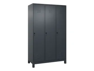 locker voor scheiding van kleding,HxBxD 1950x1200x500mm,3vak - 1
