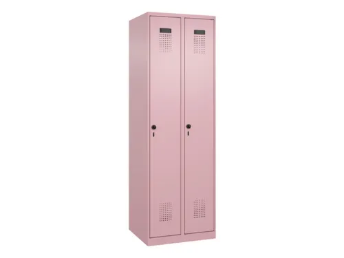locker,HxBxD 1850x600x500mm,2vak,vak B 300mm,draaigrendel