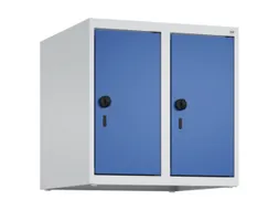 opzetkast,v. locker,2vak.,vak B 250mm,HxBxD 500x500x500mm,vleugeldeur