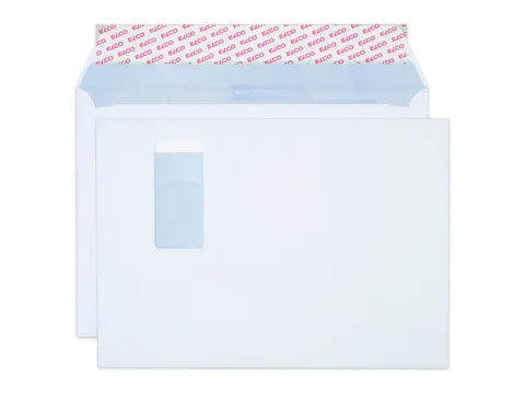 envelop Office FSC C4 120 gram met venster rechts wit 10 stuks