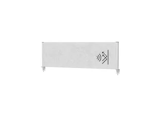 MAULconnecto scheidingsysteem 160x50cm Lichtgrijs Frame Zilver - 1