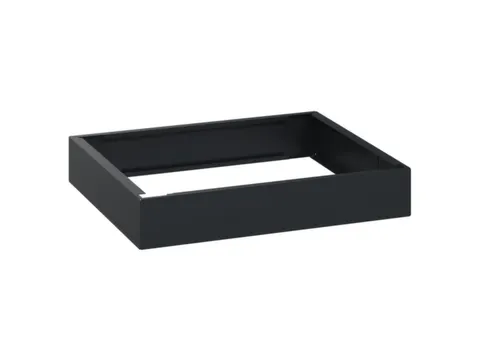 sokkel,HxBxD 100x600x500mm,kunststof,RAL7021,meerprijs