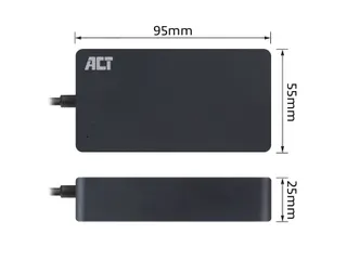 Laptop Oplader ACT Compact universeel 65W - 8