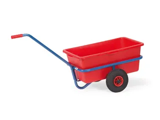 Handtrekwagen Kunststof Bak 4101V 200kg 632x232mm Massief Rubber - 1