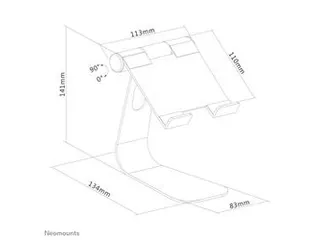 Neomounts Tabletstandaard DS15050SL1 Zilver - 5