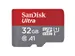 Geheugenkaart Sandisk Micro SDHC Ultra Android 32GB 120MB/s Class 10 A