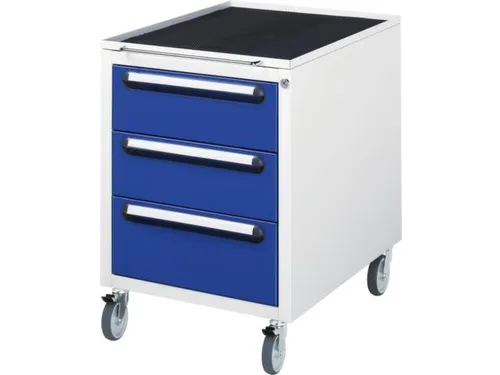 verrijdbaar ladeblok,v. werkbank,HxBxD 690x480x600mm,3lade(n)