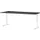 In hoogte verstelbaar bureau,HxBxD 680-910x1800x800mm,blad grafiet