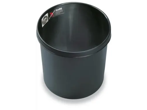 Prullenmand Moeilijk Ontvlambaar 12 Liter 270X267Mm Zwart Kunststof