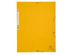 Elastomap glanskarton 400 3 klep geel