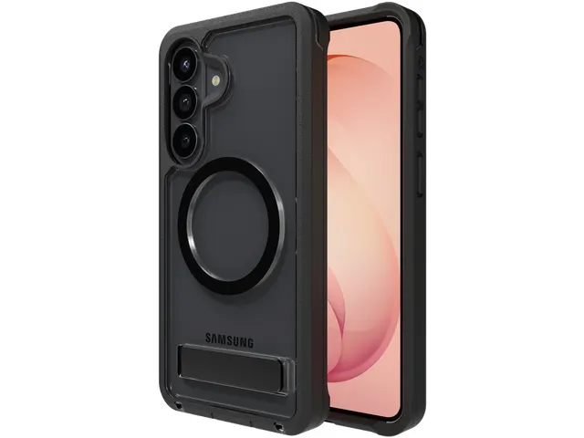 Rainier Snap Kickstand Samsung Galaxy S26 Plus Hoesje MagSafe Zwart