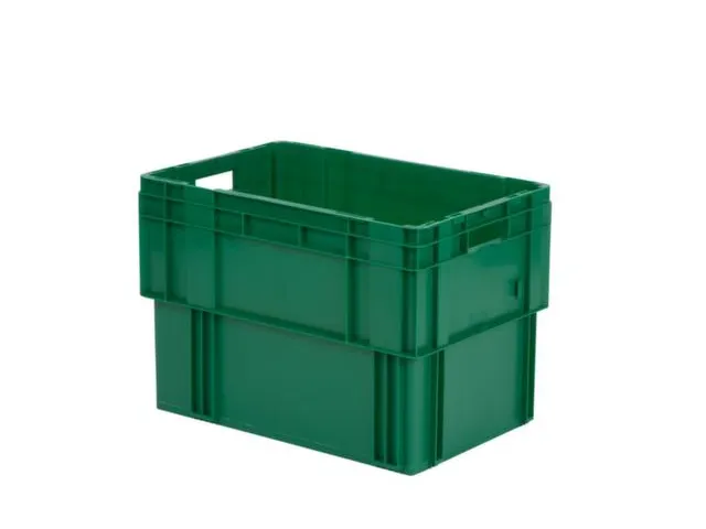 Euronorm Draaistapelbak Pp Hxlxb 420X600X400Mm 80L Groen