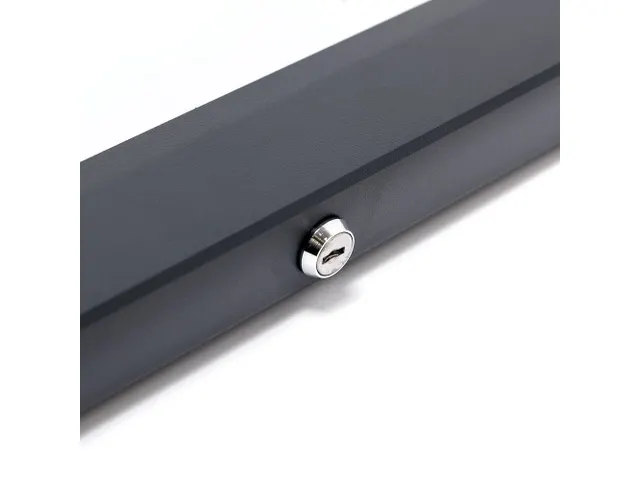 Outdoor Lockable Showcase Slim 12xA4 Antraciet