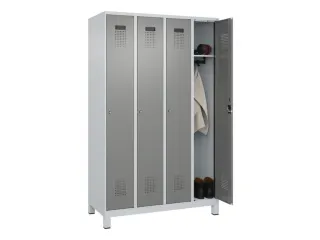 locker,HxBxD 1950x1200x500mm,4vak,vak B 300mm,cil.-slot,voeten - 1
