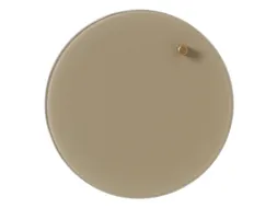 Glasmagneetbord Naga rond 25cm beige