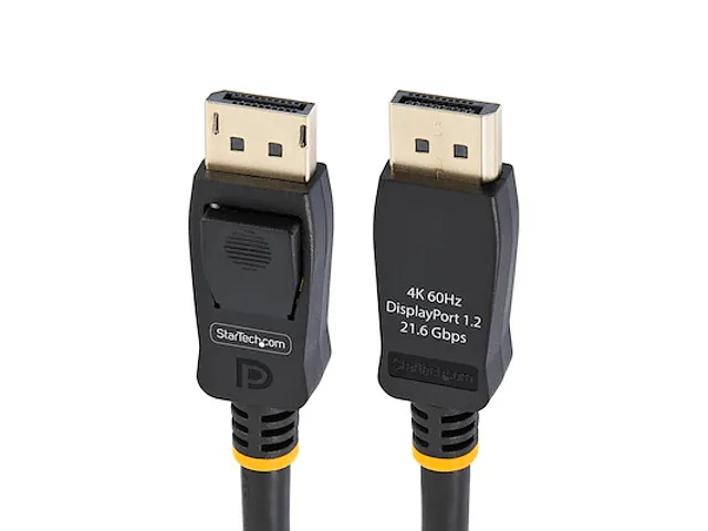 3 Meter Displayport 1.2 Kabel Vergrendeling M/M DP 4K Kabel Zwart