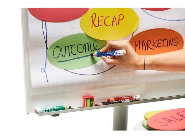 Whiteboardpotlood STABILO MARKdry 648/46 zwart