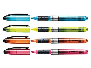 Markeerstift Stabilo Navigator Blauw - 4