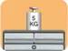 Ladenkast CEP MooveUp Secure A4 plastic 3 lades lichtgrijs/donkergrijs