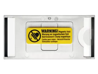 Badge Durable 8540 classic met magneet 30x65mm zilvergrijs - 2